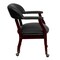 Emma and Oliver Conference Chair with Accent Nail Trim and Casters